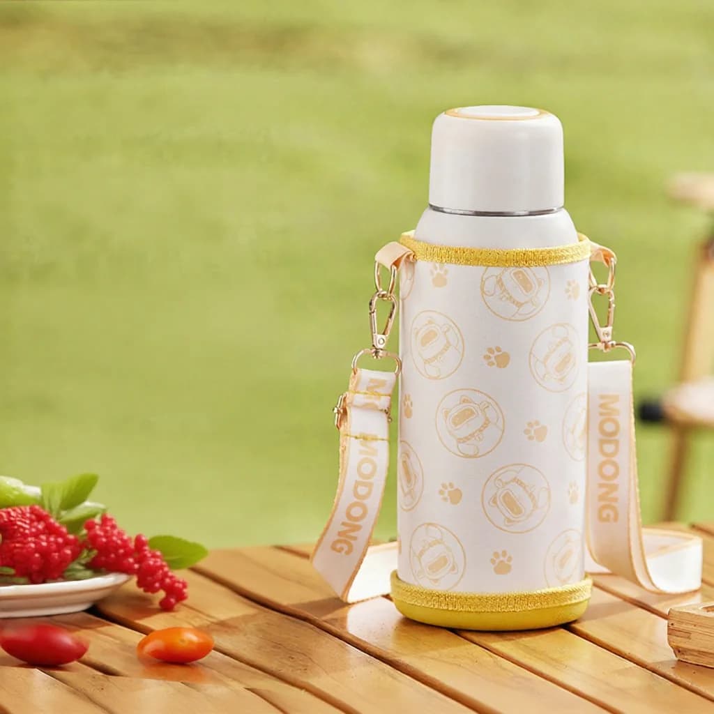 Copo Fervedor Elétrico Portátil para Viagem 600ml, Revestimento Interno em Aço Inoxidável 316