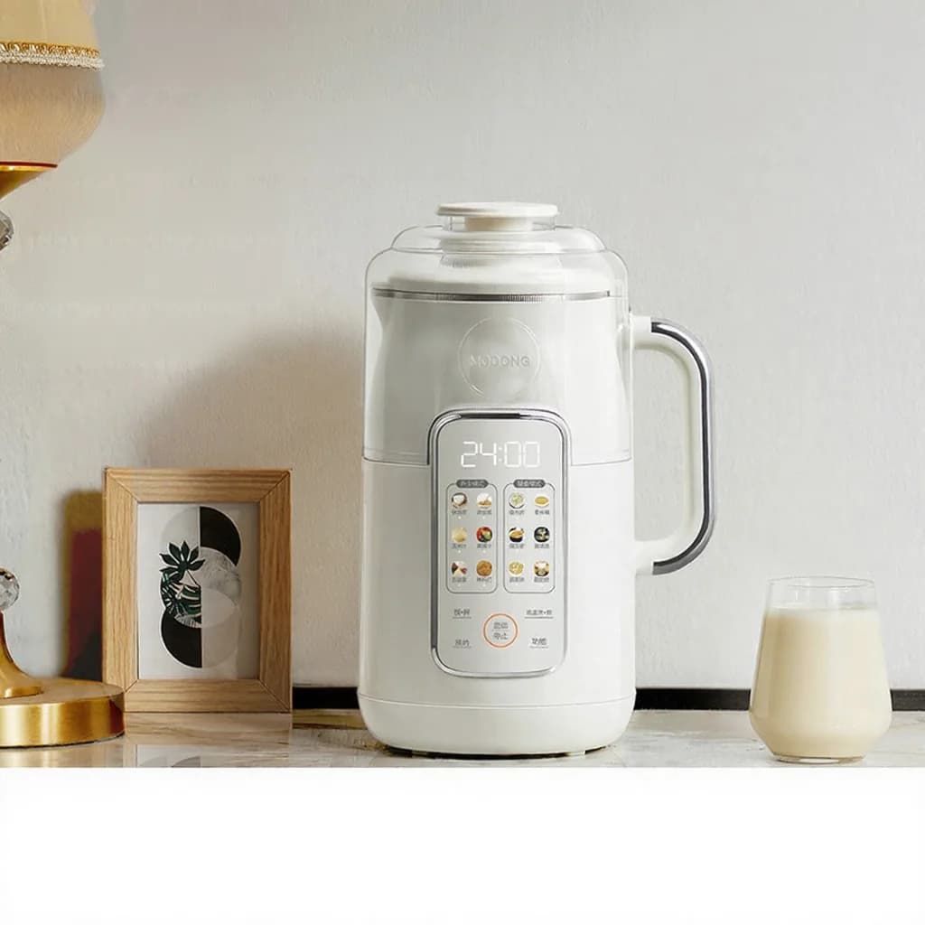 Fabrica de Leite de Soja Aquecida 1.2L com Revestimento Interno de Aço Inoxidável