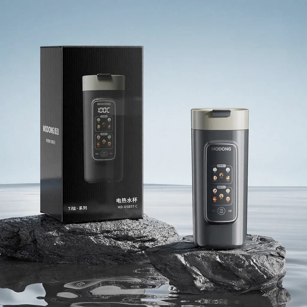 Copo Térmico Elétrico Portátil com Controle de Temperatura