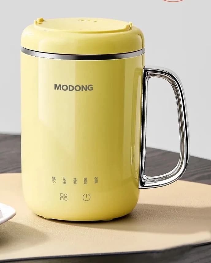 Caneca Térmica Elétrica Portátil 450ml 220V com Filtro e Colher