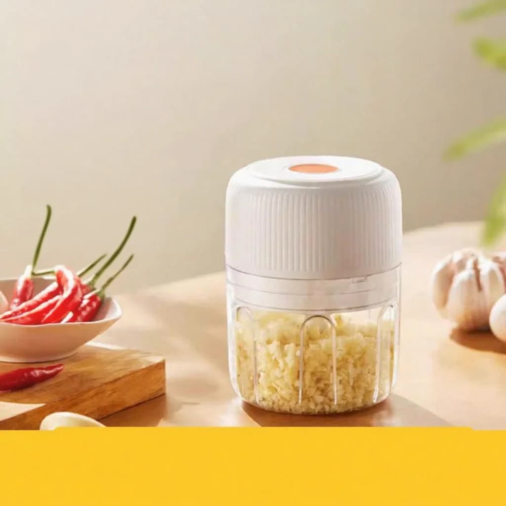 Triturador elétrico portátil de alho 250ml sem fio