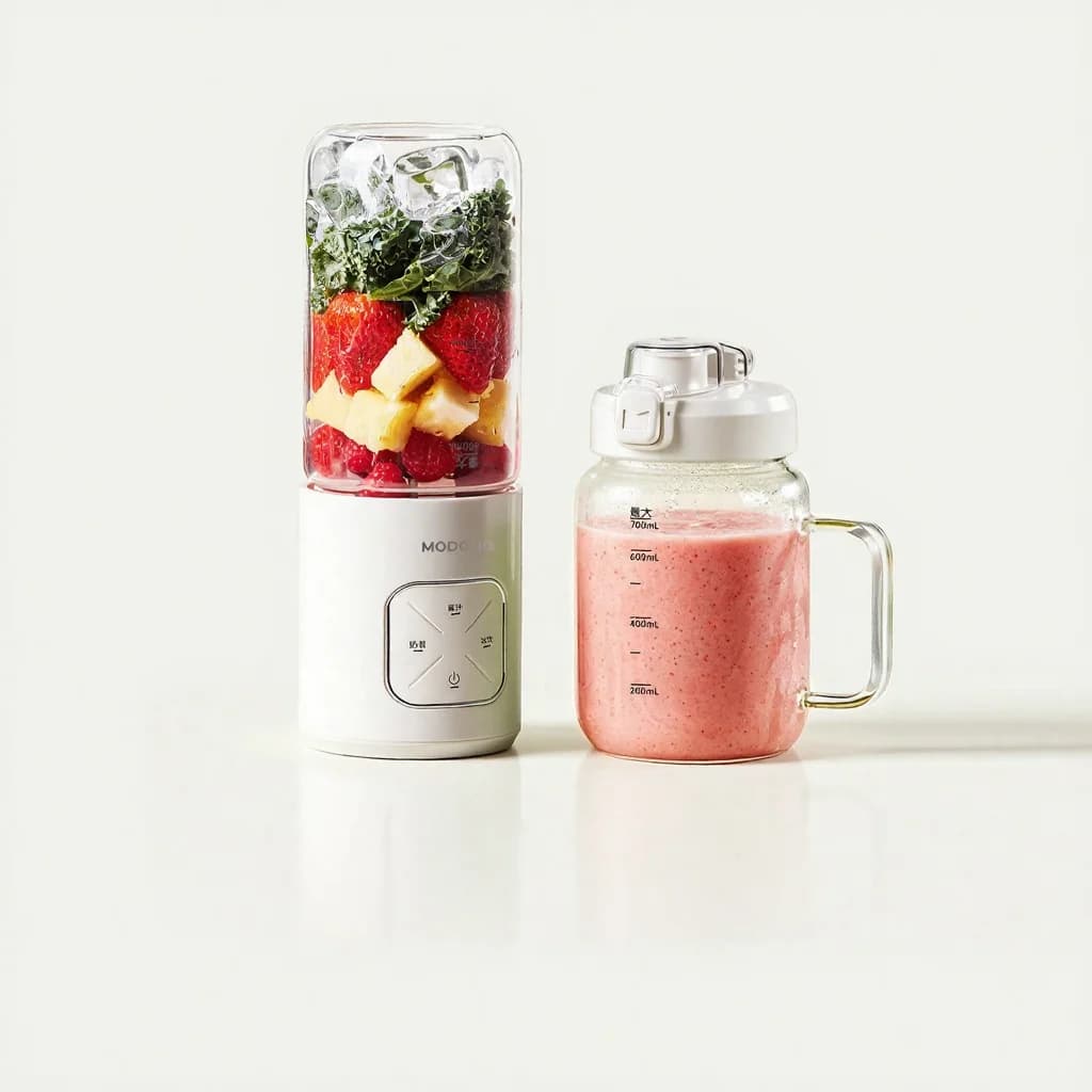 Copo Liquidificador Portátil Sem Fio para Sucos e Smoothies