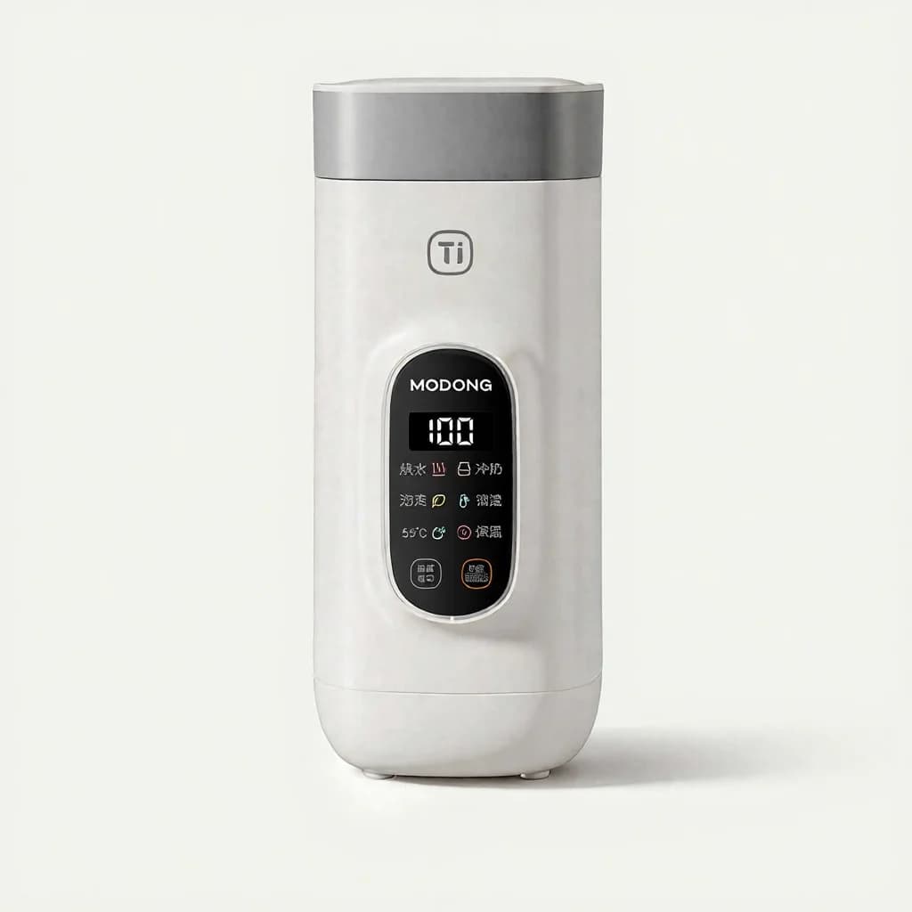 Copo Elétrico de Aquecimento de Água em Titânio para Viagem, 650ml, 220V