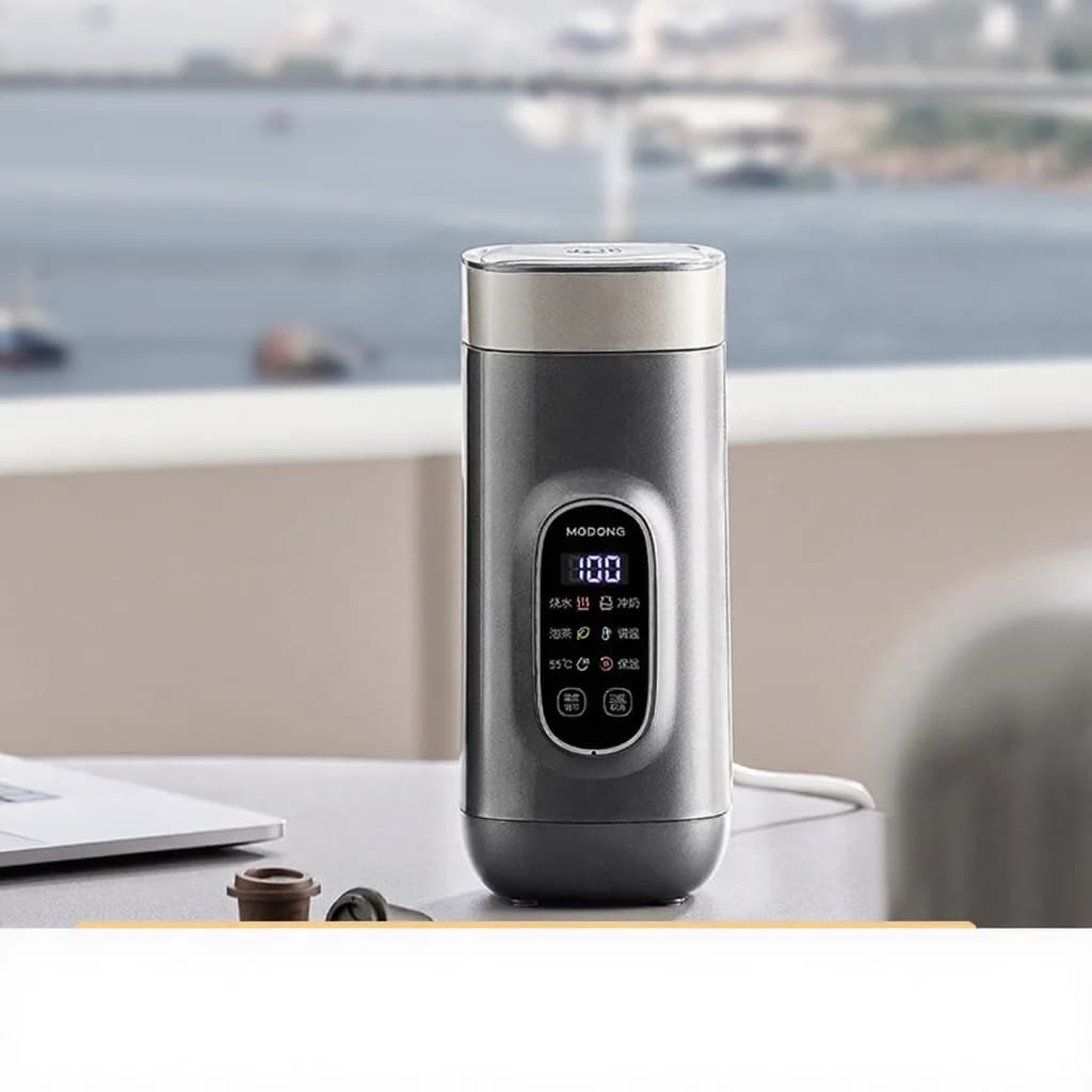 Copo Elétrico de Viagem em Titânio, 650ml, 220V