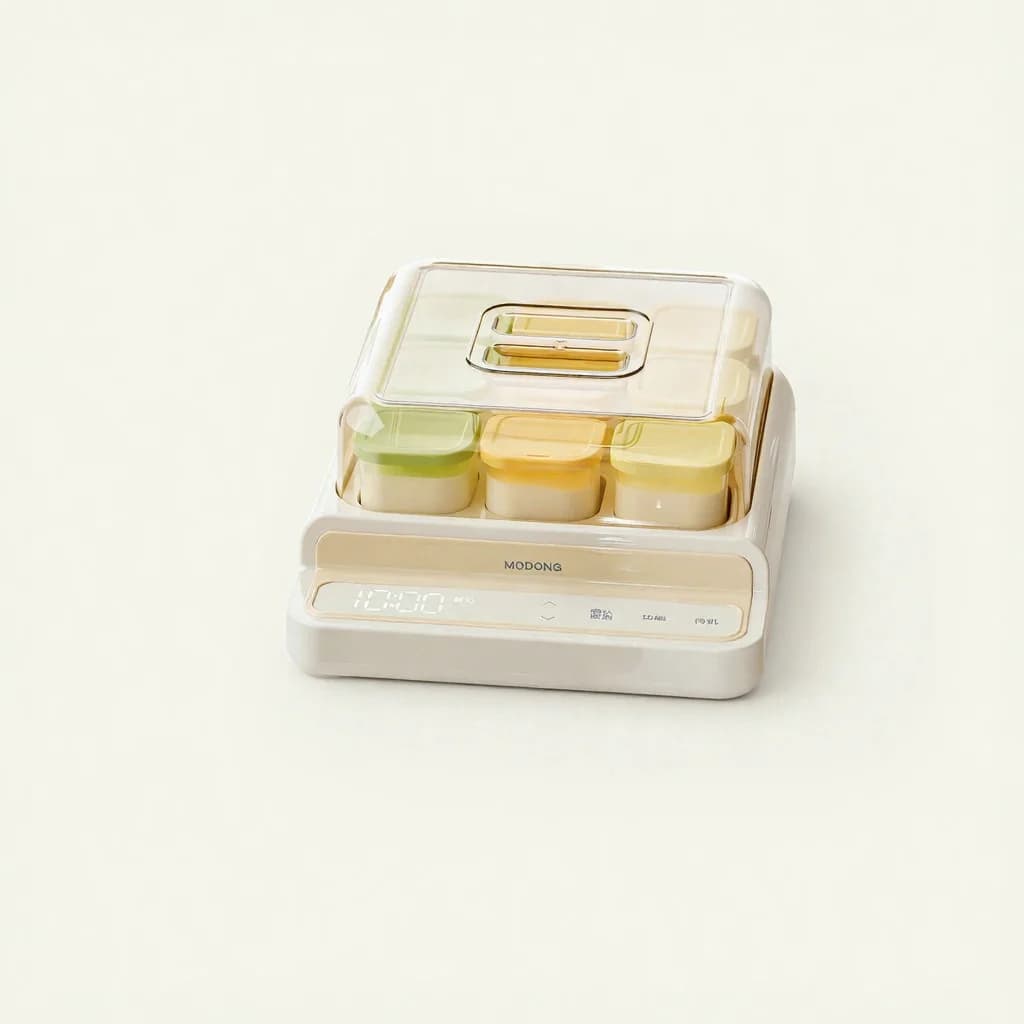 Fazedor de Iogurte 9 Copos com Recipiente Interno de Vidro e Timer