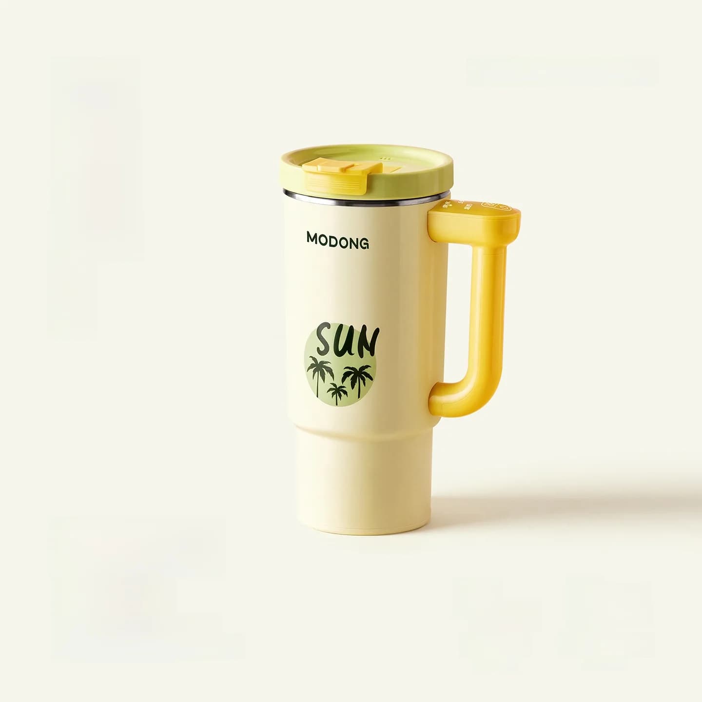 Copo Térmico Elétrico Portátil com Interior em Aço Inoxidável de 680ml