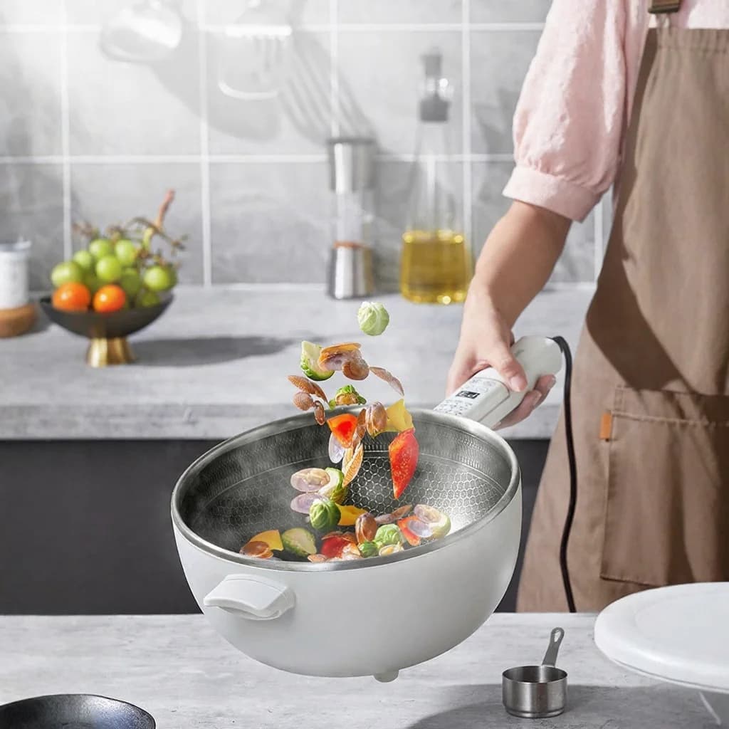 Panela Elétrica Multifuncional com Cesta a Vapor 5L 220V