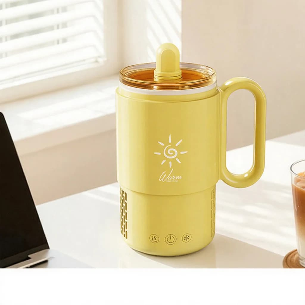 Copo Portátil de Aquecimento e Resfriamento 450mL 36W Controle por Toque