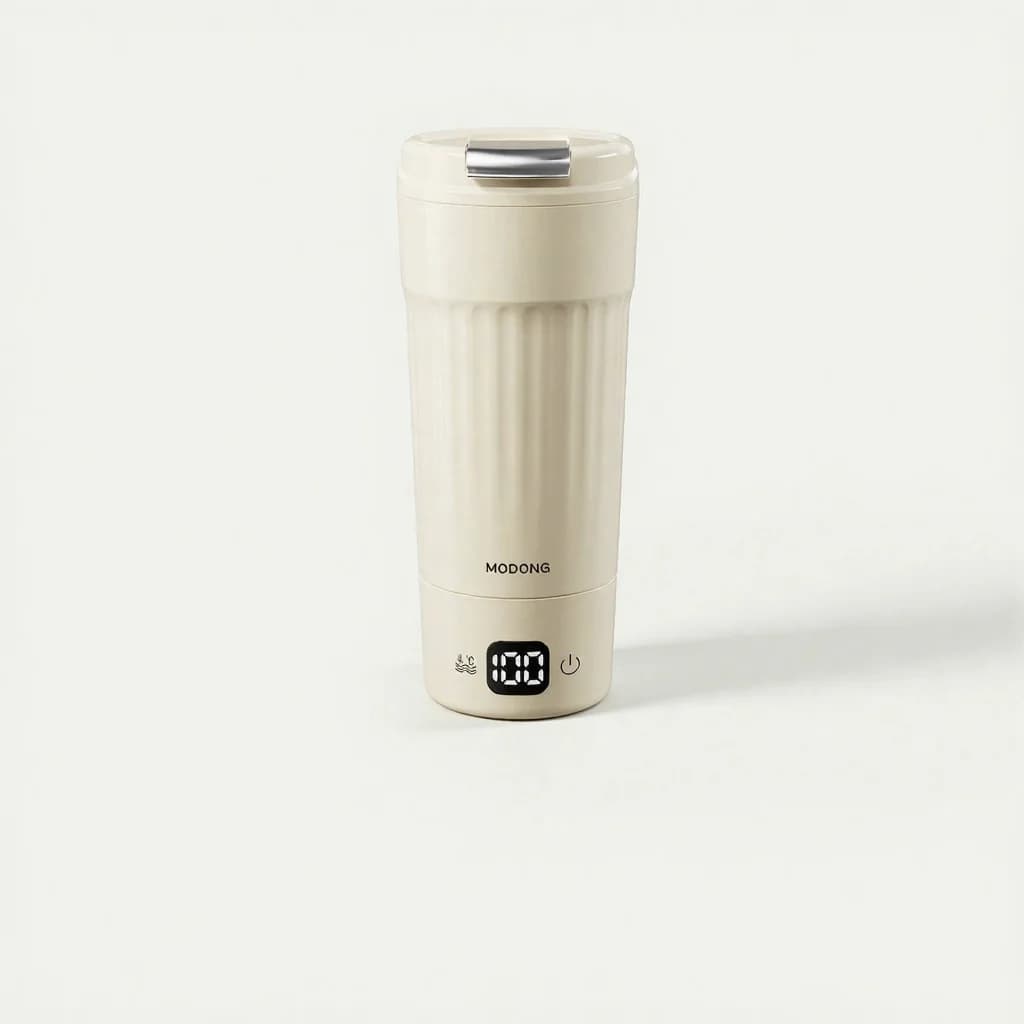 Copo Elétrico Portátil para Aquecimento, 400mL, 7 Configurações de Temperatura
