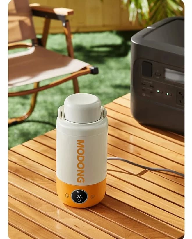 Caneca elétrica portátil para aquecimento de água 1L 110V-240V
