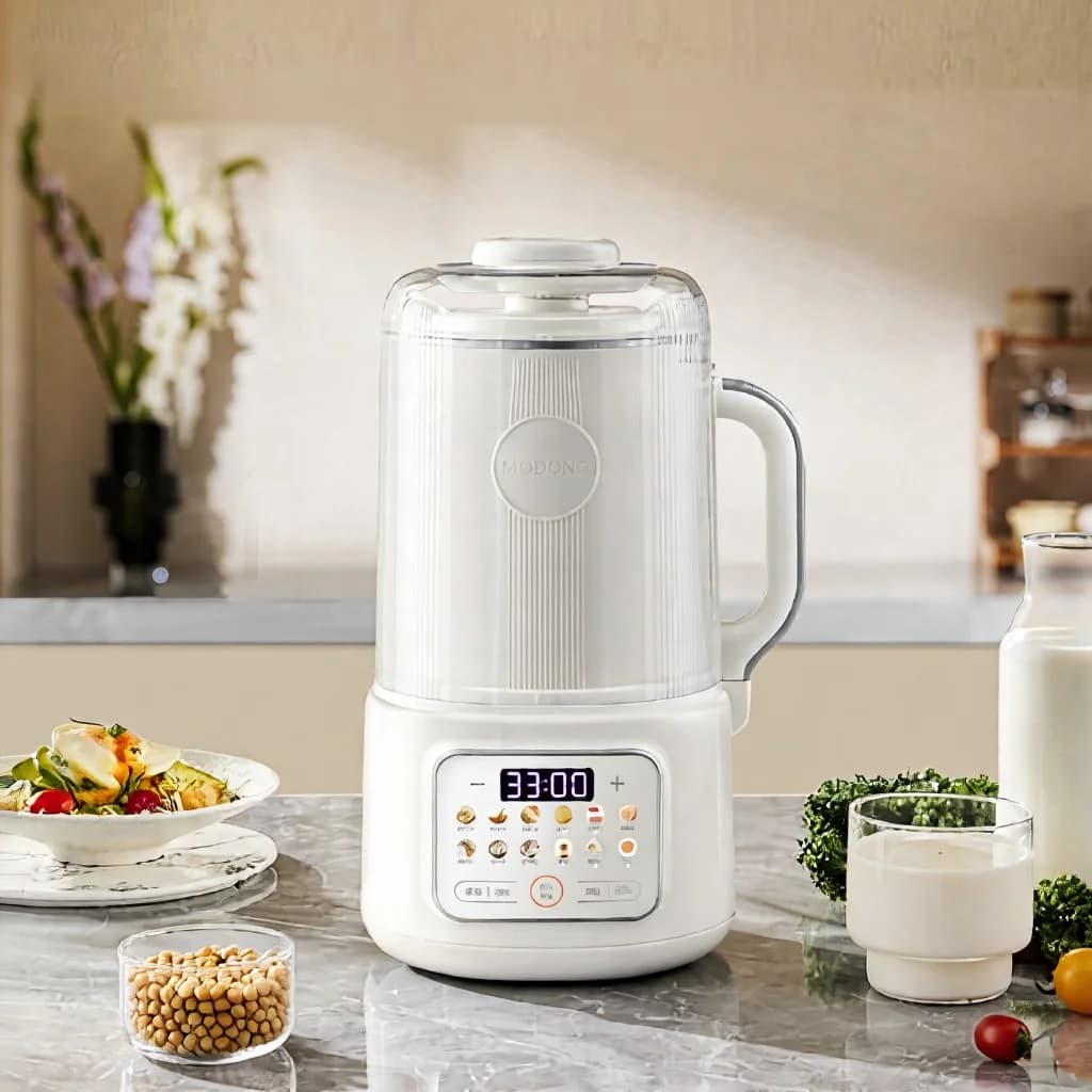 Liquidificador Aquecido para Leite de Soja com Autolimpeza 800W