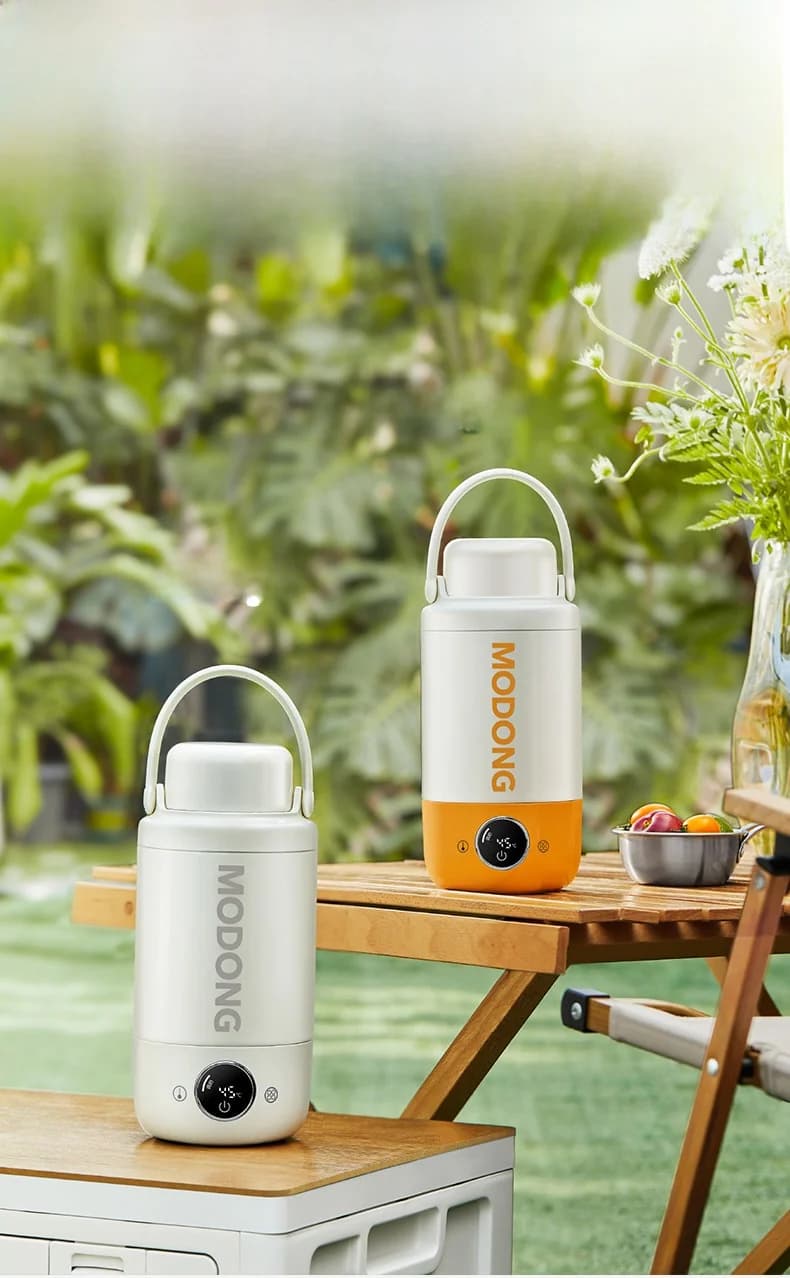 Caneca elétrica portátil para aquecimento de água 1L 110V-240V
