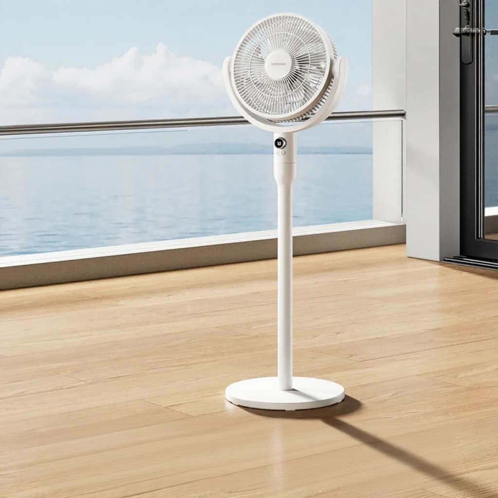 Ventilador de Circulação de Mesa Inteligente com Controle por Voz e Oscilação