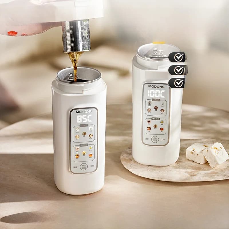 Copo Elétrico Portátil para Aquecer Água com Filtro, 220V