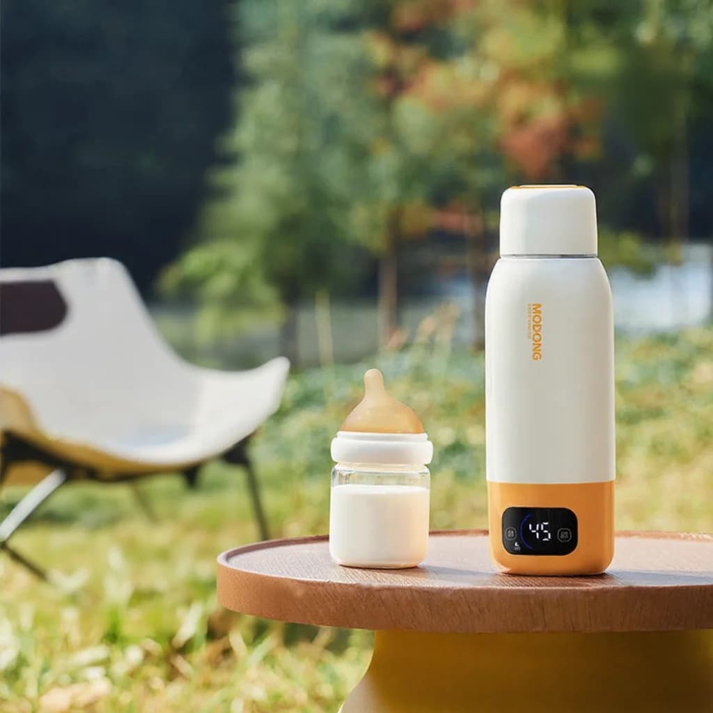Copo Portátil para Aquecer Fórmula Infantil 550ml, Com Fio e Sem Fio