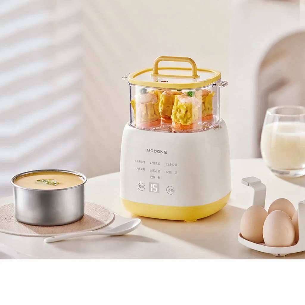 Fervedor Elétrico de Ovos 4-6 Ovos Com Tigela Para Creme de Ovos