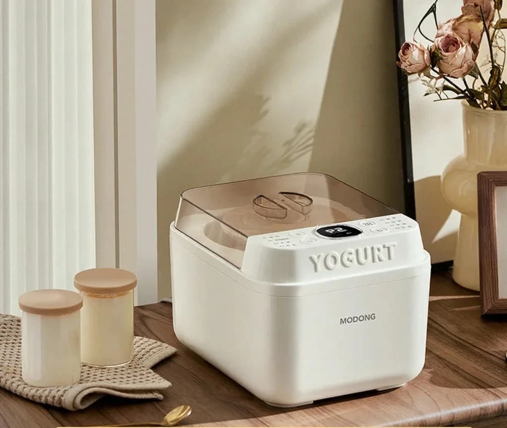 Iogurteira Elétrica com Pote Interno de Vidro e Timer