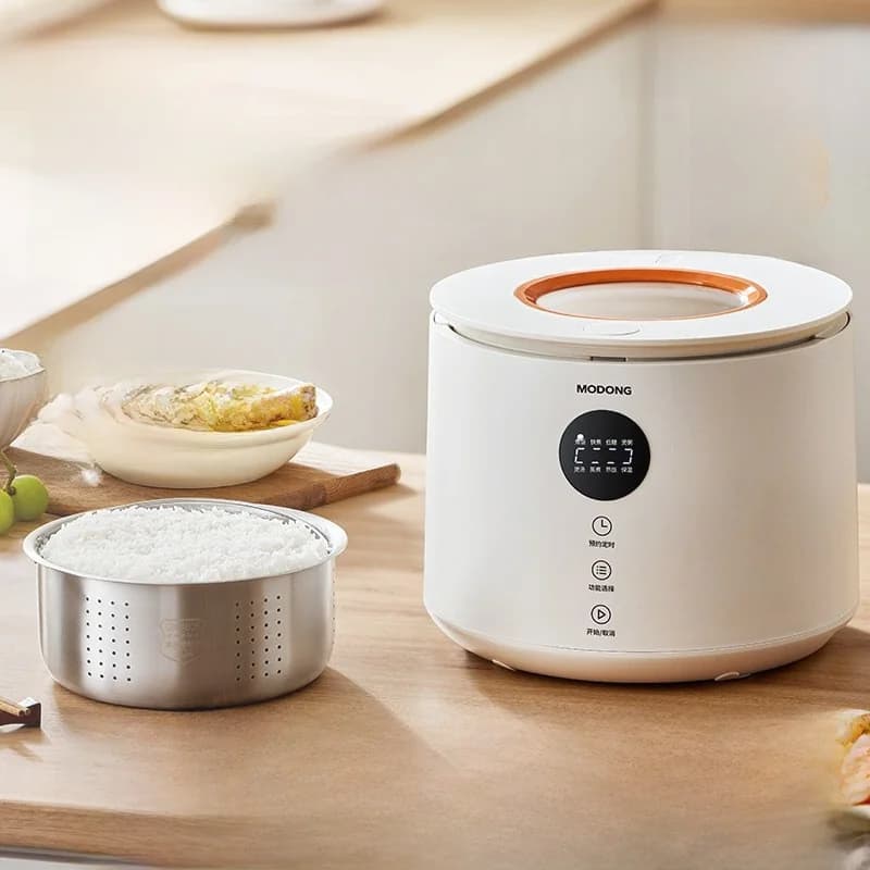 Panela Elétrica de Arroz Inteligente 4L com Separação de Caldo