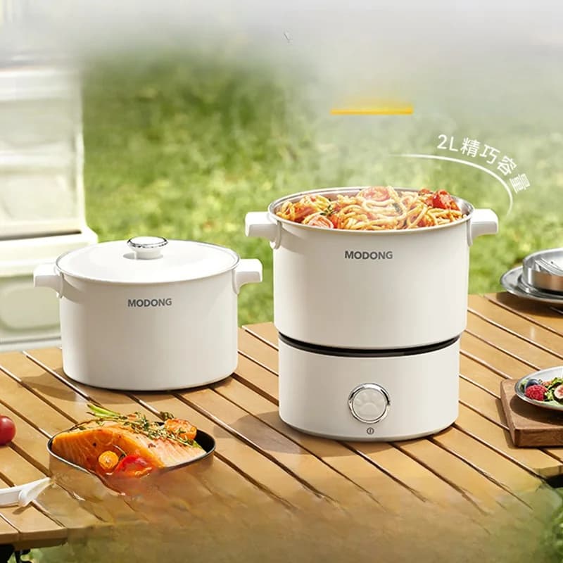 Panela Elétrica Dobrável Portátil 110V-220V 550W/700W