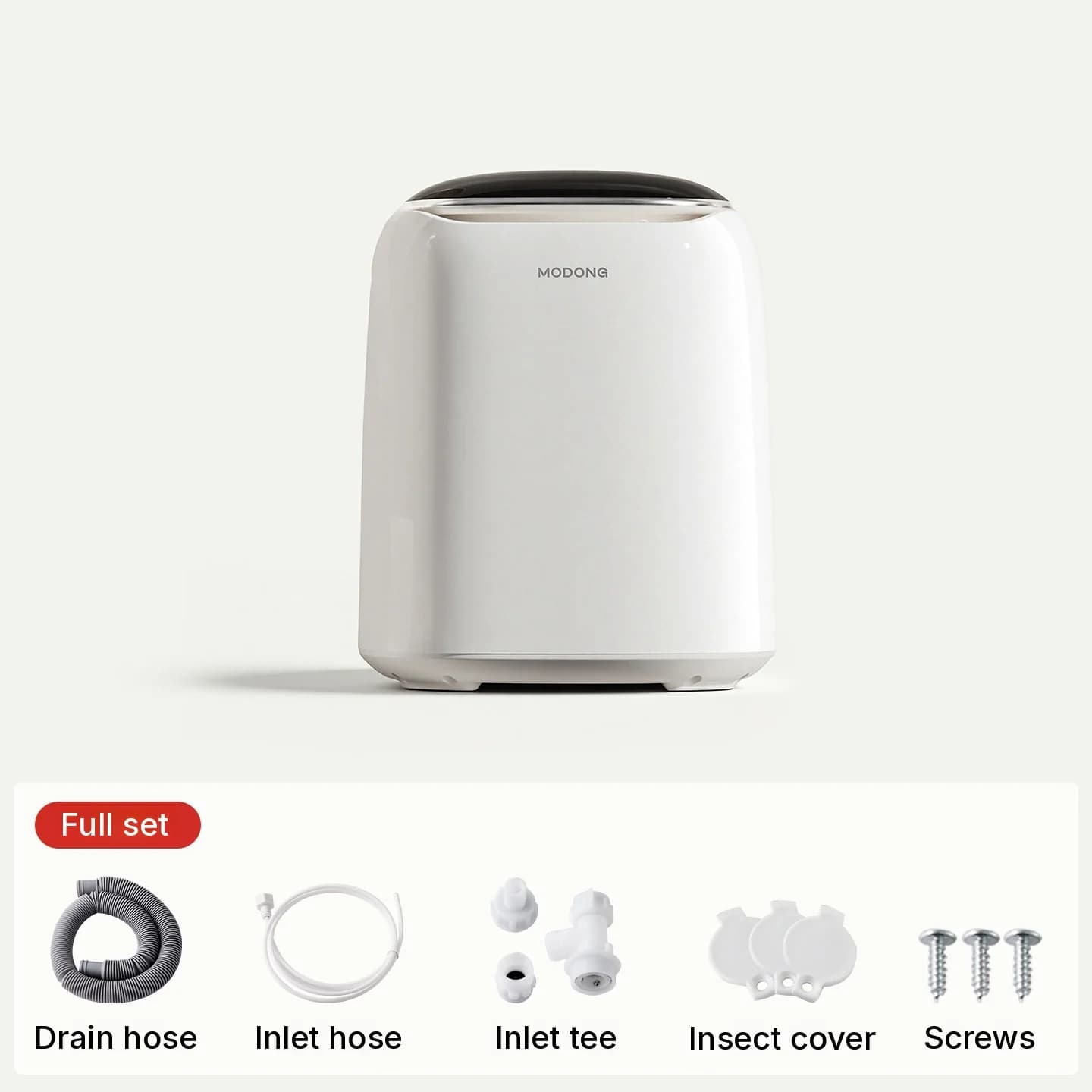 Mini Máquina de Lavar Automática para Roupa Íntima e Meias, Função Lava e Seca