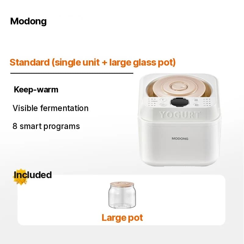 Iogurteira e Fermentadora Automática, 500-1000ml, 220V