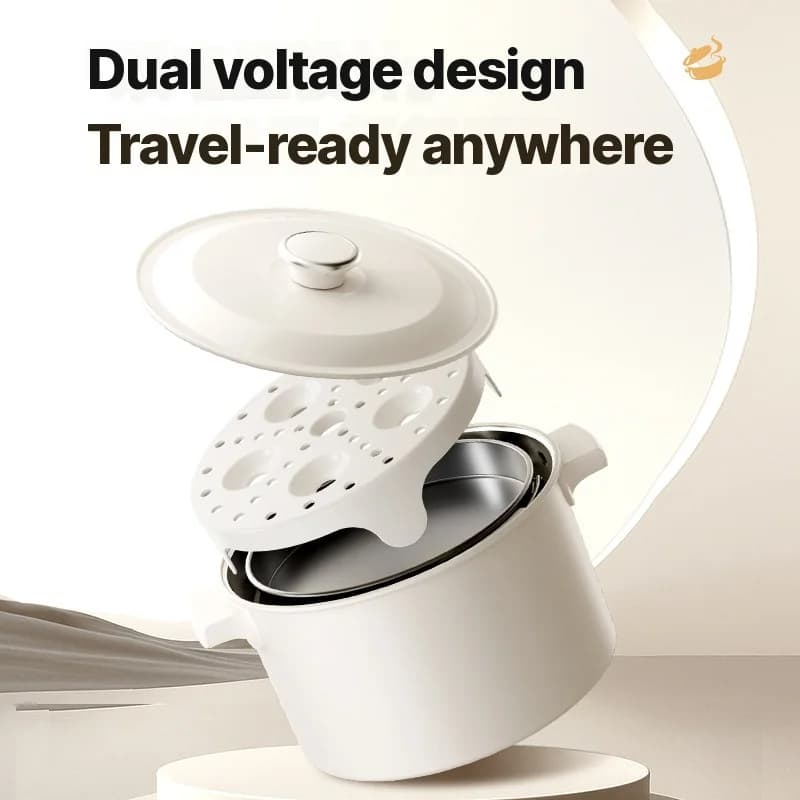 Panela Elétrica Dobrável Portátil 110V-220V 550W/700W