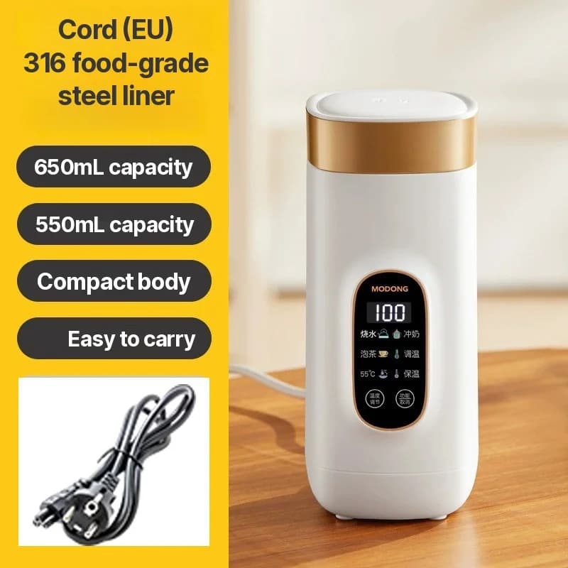 Copo Elétrico Portátil com Controle de Temperatura