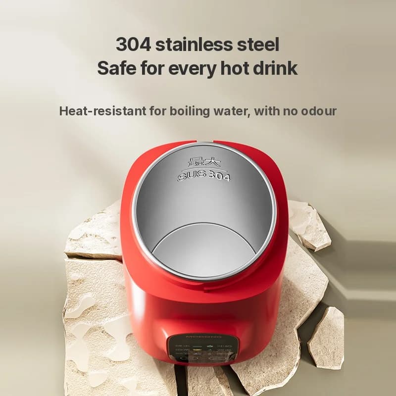 Copo Térmico Elétrico Portátil para Água 650ml Revestimento 304 220V