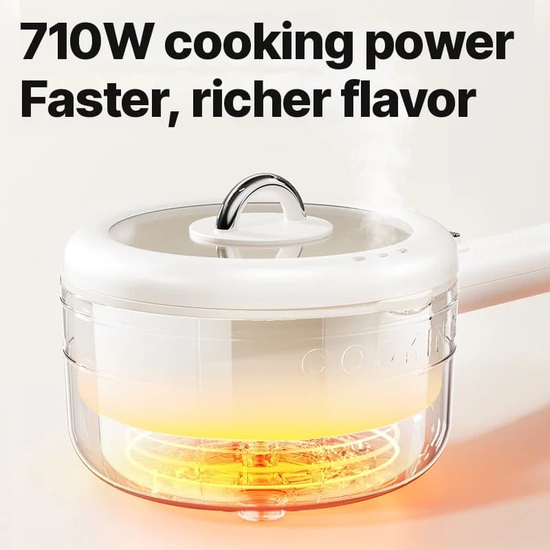 Panela Elétrica com Revestimento Interno com Revestimento Cerâmico e Cozi-vapor