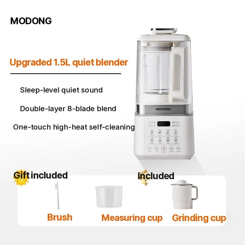 Liquidificador com Aquecimento, Copos Duplos e Função Manter Aquecido Automática