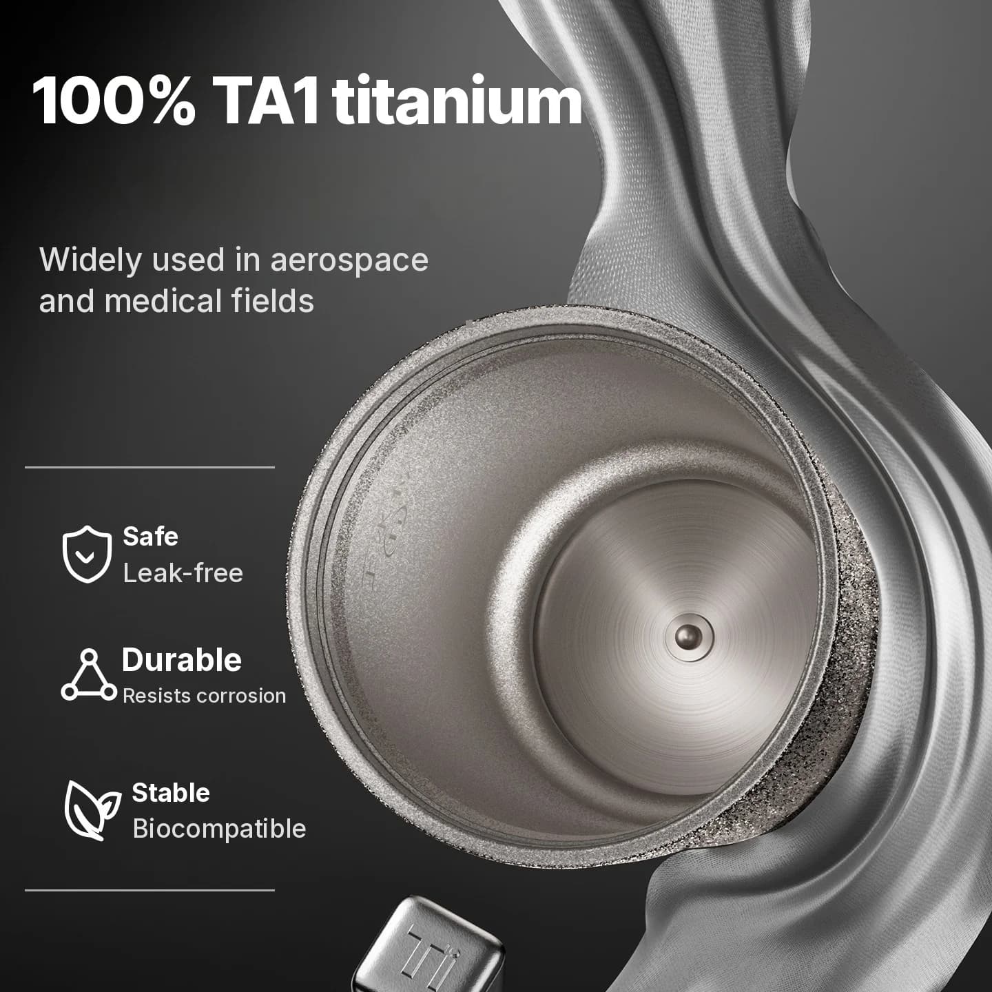Copo Térmico Portátil de Titânio com Aquecimento Elétrico 400ml e Visor de Temperatura