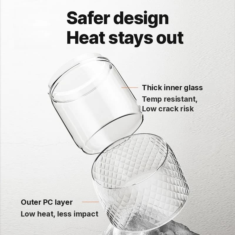 Panela Elétrica de Vidro com Manutenção de Calor Termostática
