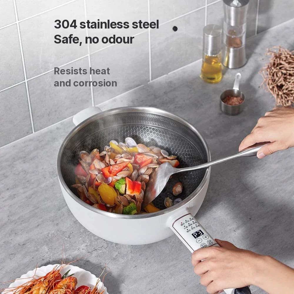 Panela Elétrica Multifuncional com Cesta a Vapor 5L 220V