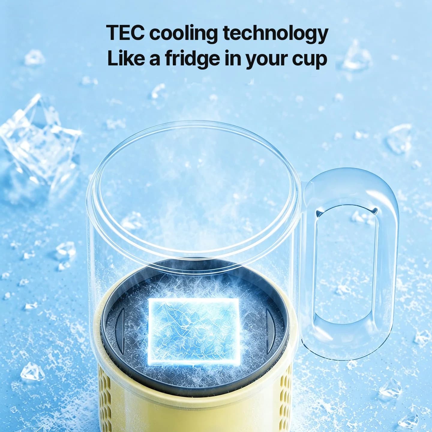 Mini Copo de Resfriamento e Aquecimento 450mL 36W Controle por Toque