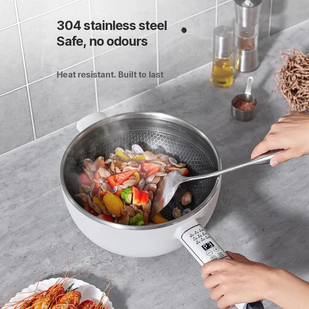 Panela Elétrica Multifuncional com Cesto de Vapor 5L 220V