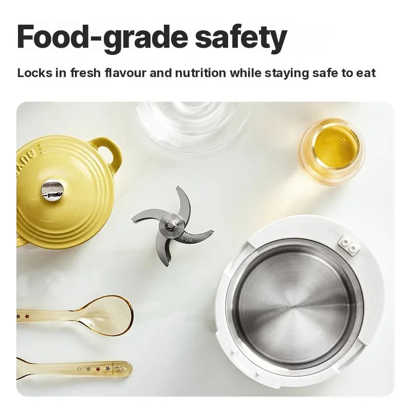 Processador de Alimentos para Bebê com Aquecimento, Vapor e Trituração