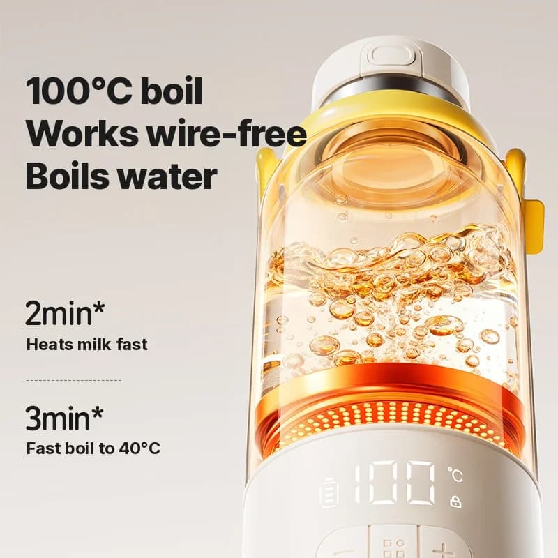 Copo Elétrico Portátil para Aquecer Água com Temperatura Constante