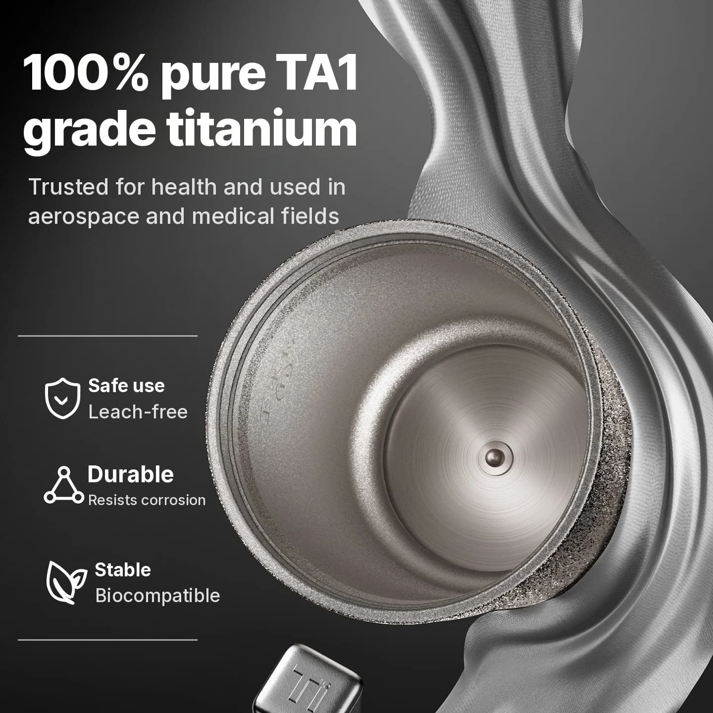 Caneca Térmica Elétrica Portátil de Titânio 400ml com Display de Temperatura