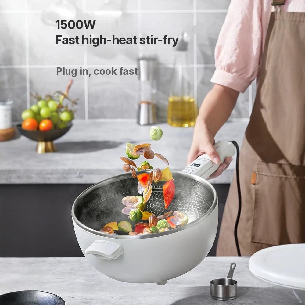 Panela Elétrica Multifuncional com Cesto de Vapor 5L 220V