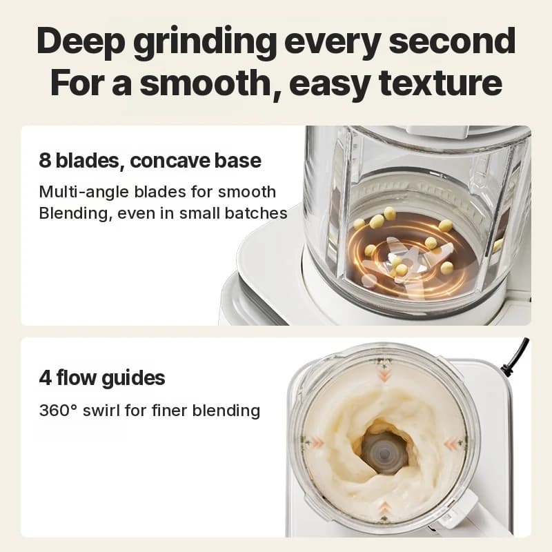 Liquidificador aquecido para sopa, suco, papinha de bebê, leite de soja