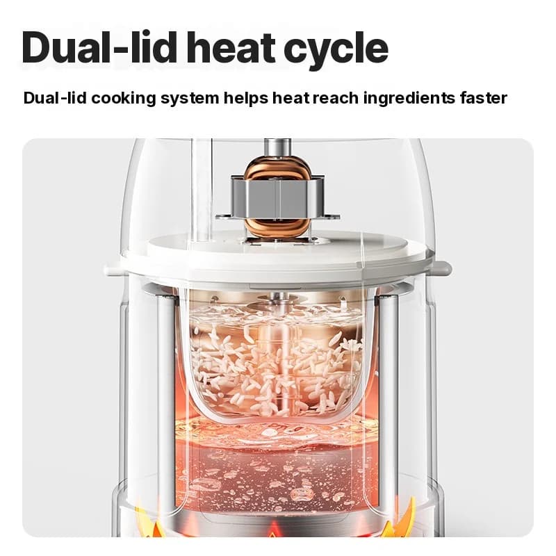 Processador de Alimentos para Bebê com Aquecimento, Cozimento a Vapor e Trituração