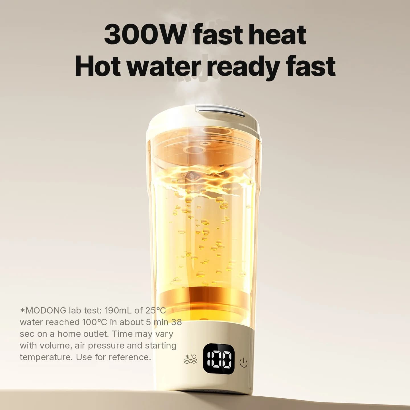Copo Térmico Elétrico Portátil com 7 Configurações de Temperatura