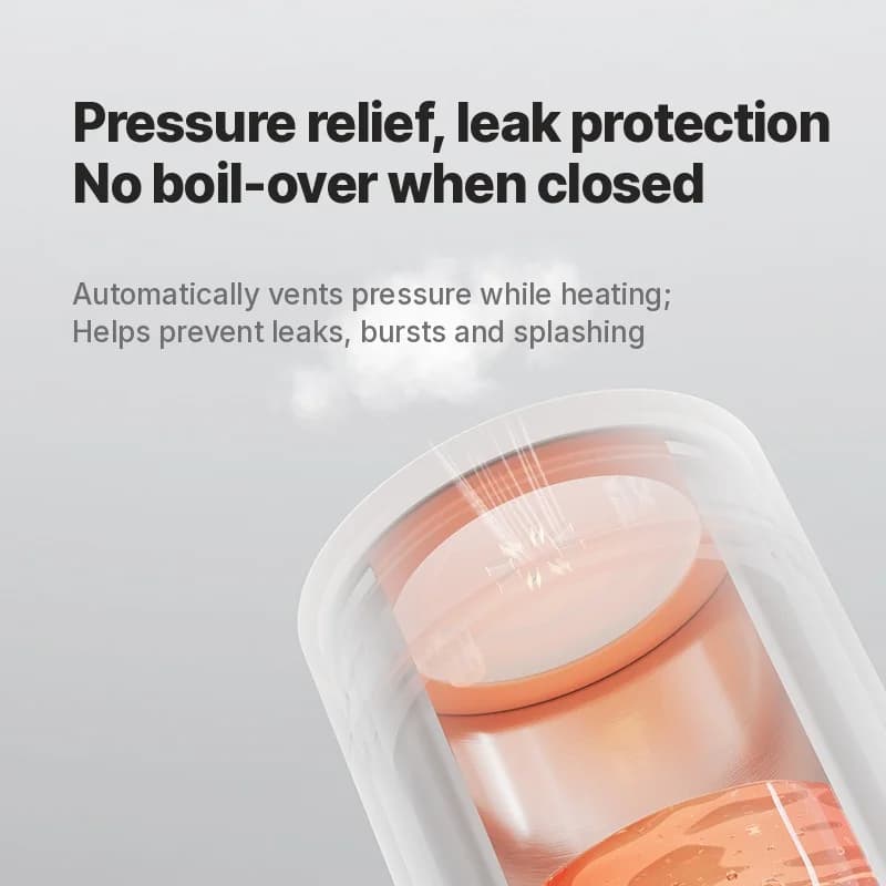Copo Elétrico Portátil para Aquecer Água 304, Revestimento Interno 300ml