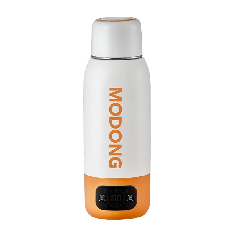 Copo Elétrico Portátil para Aquecer Água 600ml, Revestimento 316, Isolamento a Vácuo