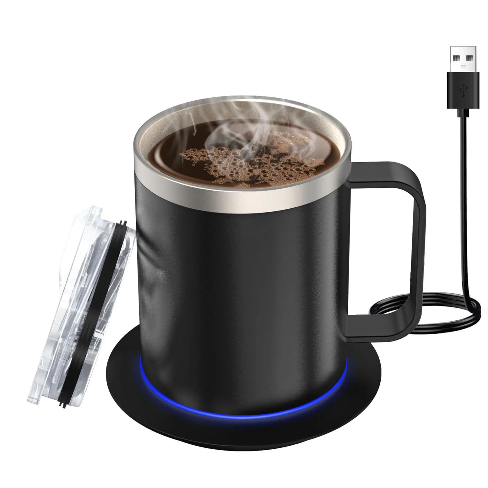 Caneca de Café Aquecida USB 12oz