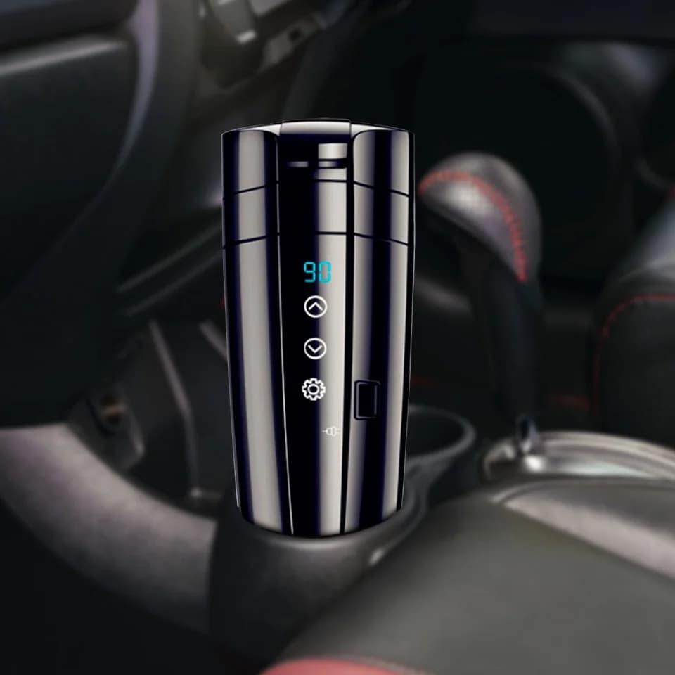 Copo Térmico Automotivo com Tela Sensível ao Toque 12V/24V