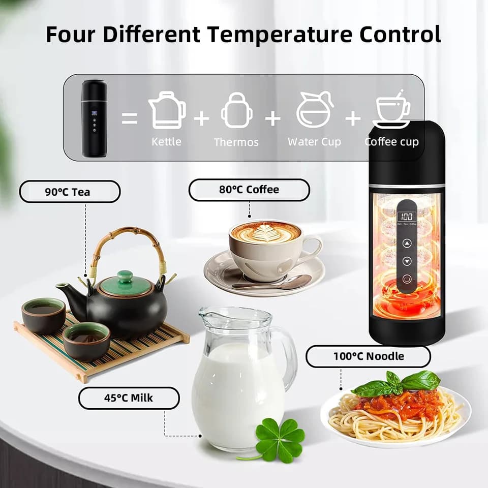 Caneca Aquecedora para Carro 500ml 12V/24V