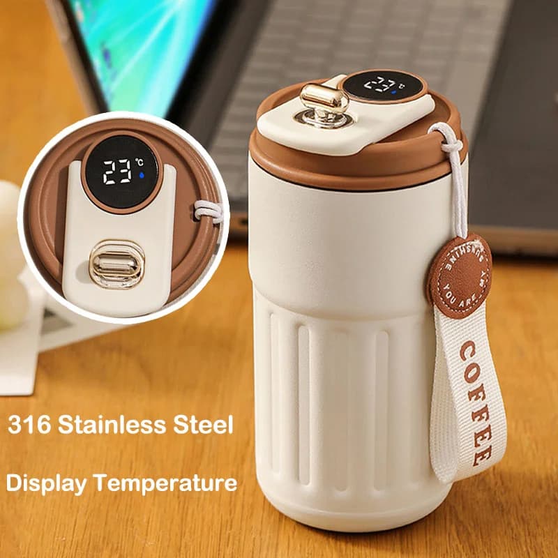Copo Térmico com Display de Temperatura 450ml