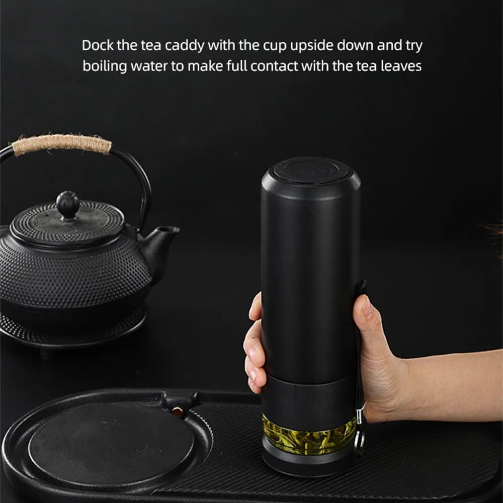 Garrafa Térmica 500 ml com Infusor de Chá