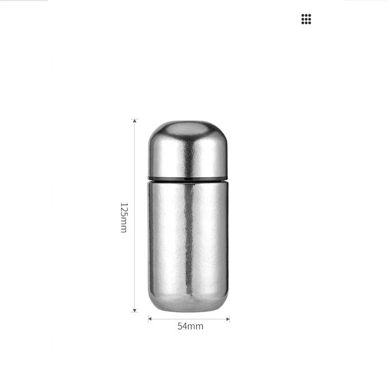 Cantil de Bolso em Titânio Puro 150ml
